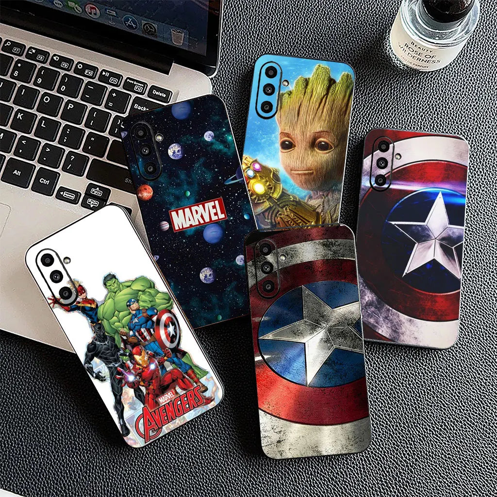 Soft Phone Cover for Xiaomi Redmi 15 9A 9C NFC 7A 9T Note 9 8 7 8T 15c A5 Case Avengers Marvels Superheroes IronMan Casing