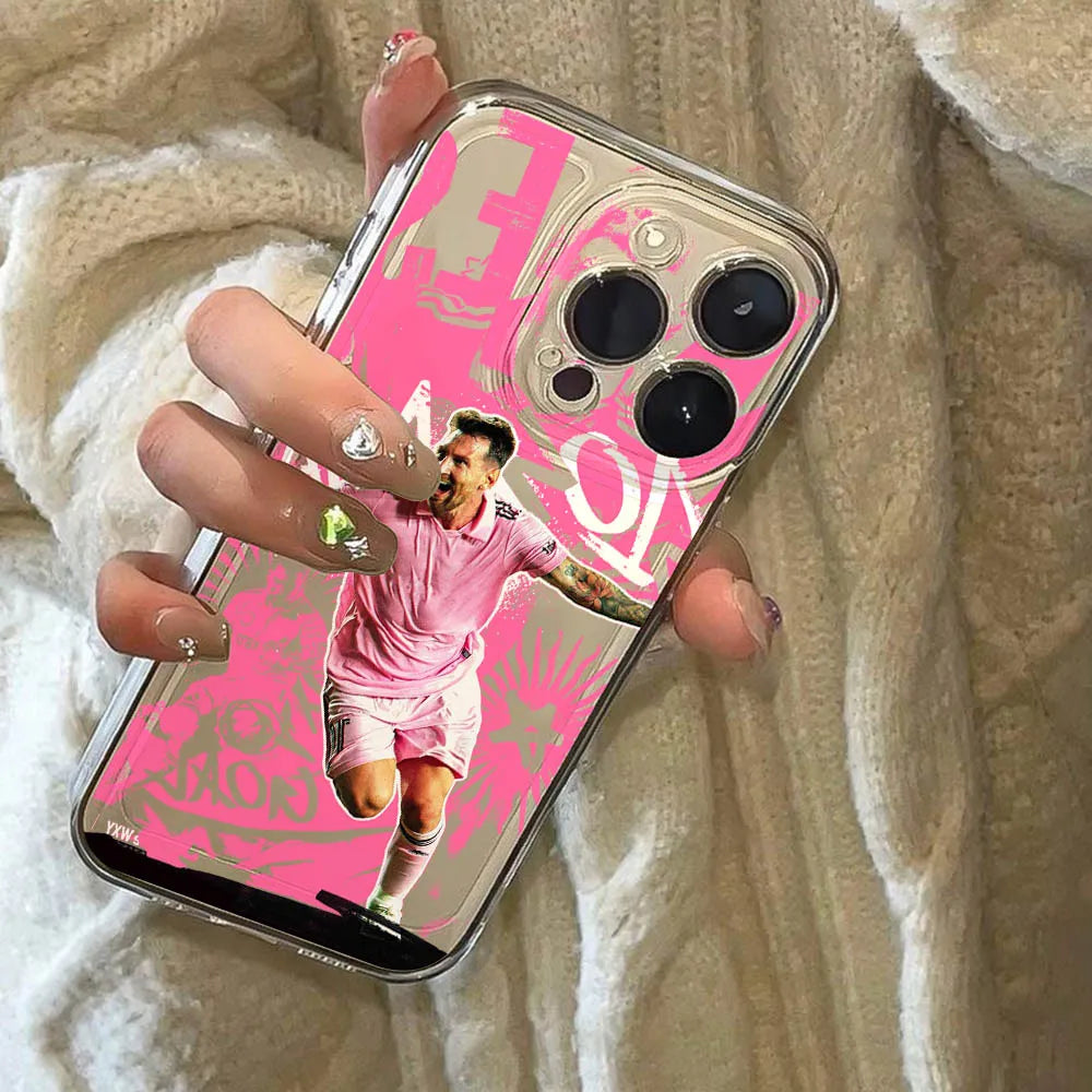 NO.10 M-Messi C-CR7 Phone Case for Samsung Galaxy S24 S23 S22 S21 S20 S10 FE Ultra Plus 5G Note 20 10 Pro Clear Soft Cover Funda