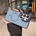 For Magsafe Matte Clear Magnetic Shockproof Case For Samsung S26 S25 S24 Ultra Plus A57/A56/A36 A26/A17 Wireless Charging Cover