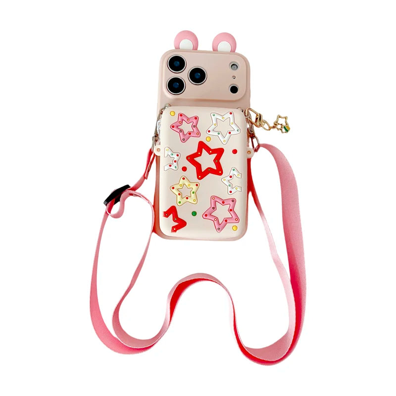 For Samsung Galaxy A17 A07 A16 A06 A26 A56 A04E A05 A05s A15 A25 A35 A55 Tulip Star Wallet Case With Accessories