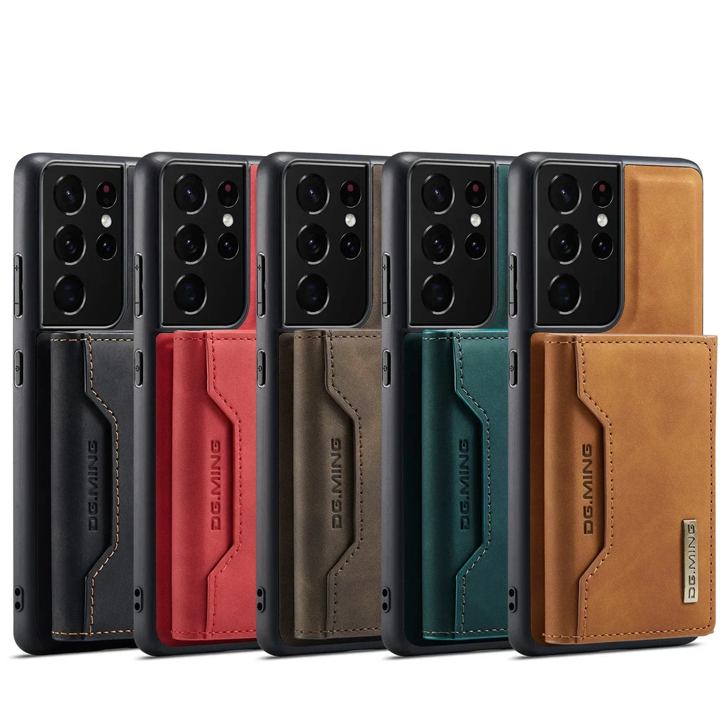 2 in 1 Leather Detachable Wallet Phone Case For Samsung Galaxy S22 S23 S24 S25 S26 Ultra S24 Plus Z Fold 7 6 5 4 3 Cover