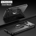 Wireless Charging Cover Lens Protection  Phone Case For iPhone 17 Pro Max 17 Pro 13 15 16 14 Air Luxury Folding Stand Magnetic