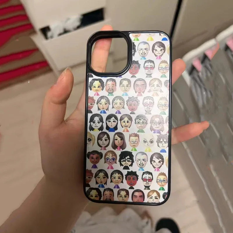 Full Screen Character Avatar Personalized Cute Creative Phone Case For iPhone 17 AIR 16 15 14 13 12 11 PRO MAX 7 8 PLUS Cover