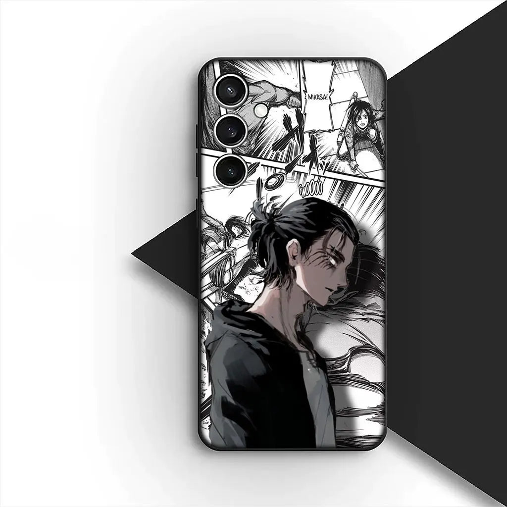Phone Cover for Motorola Moto Edge 70 60 Fusion NEO Pro G Stylus G56 G96 G04 G05 20 Case Comics Attack on titan levi Eren