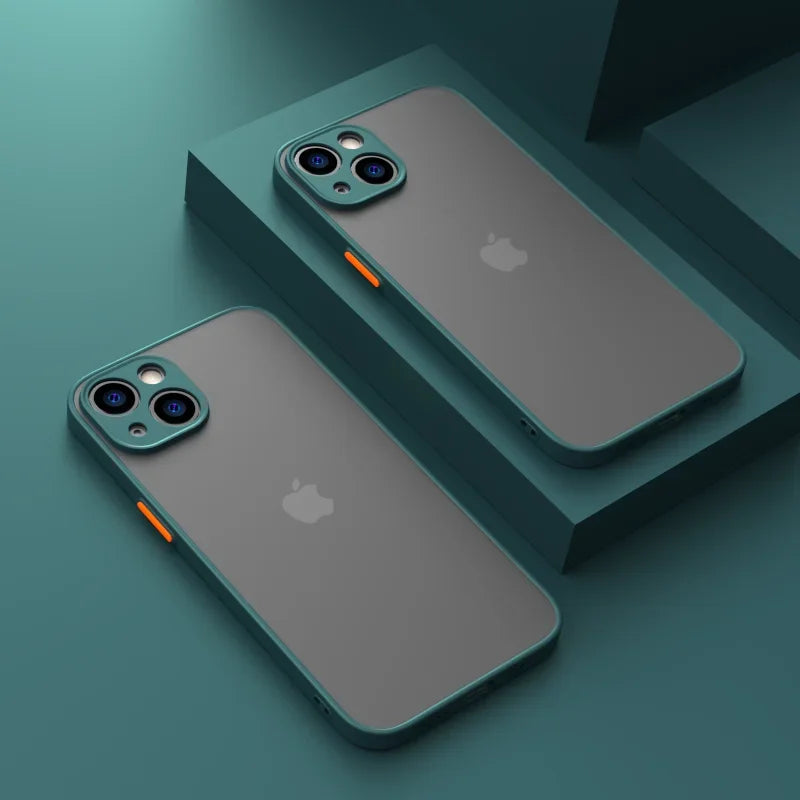 New Armor Bumper Shockproof Phone Case For iPhone 15 11 12 13 Mini 14 Pro XR X Xs Max 7 8 Plus SE 2020 Silicone Hard Cover \';[p