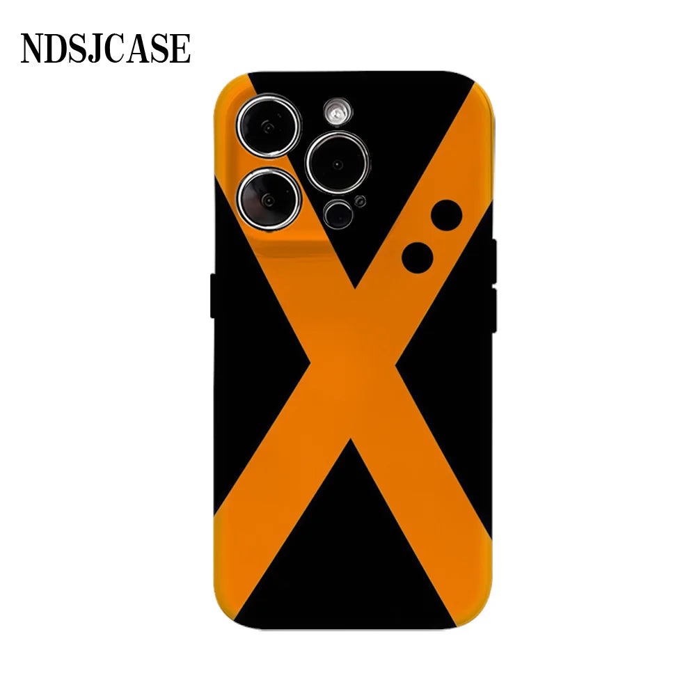 My Hero Academia Phone Case for iPhone 17 16 15 14 13 12 11 X XS XR XSMAX 7 8 Air Pro Max Plus Luxury Double-layer Back Cover