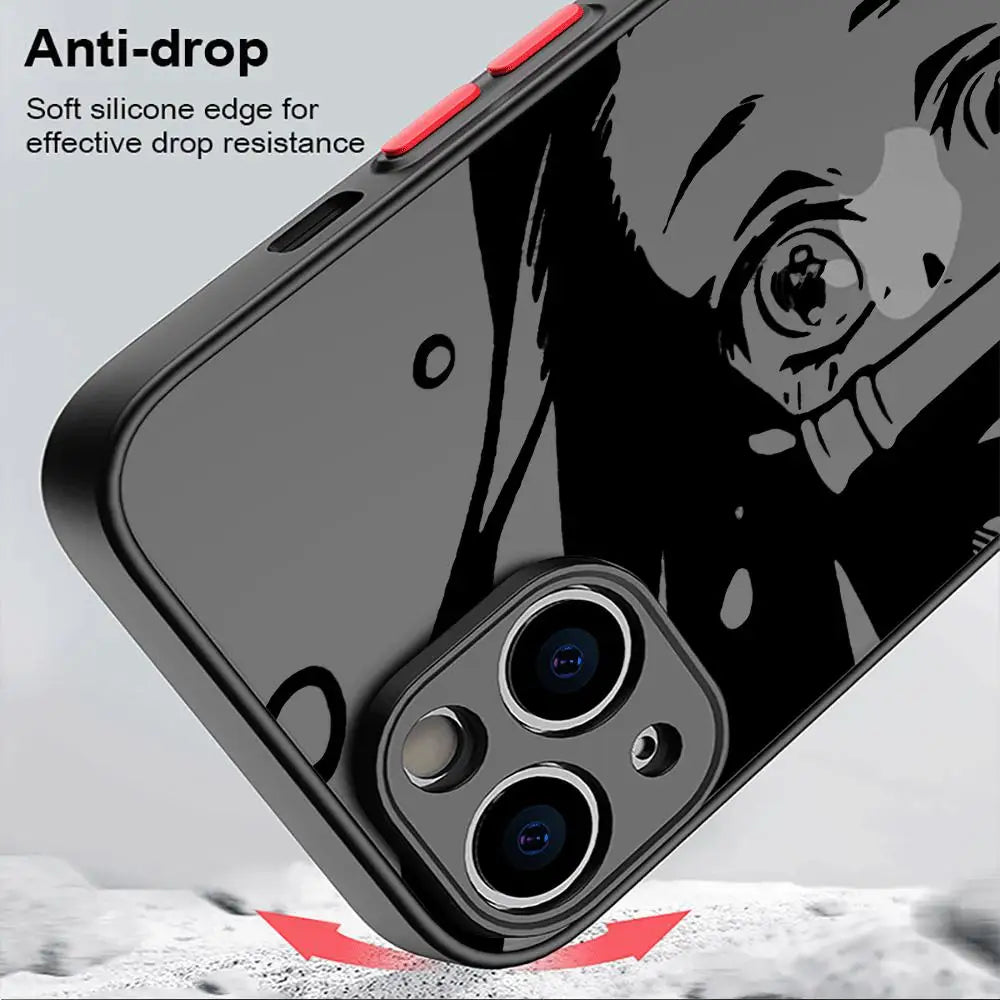 Demon Slayer Kimetsu No Yaiba Phone Case for Apple iPhone 15 Pro Max 13 14 Plus 12 Mini 11 Pro XR 8 SE 7 XS MAX Matte Cover