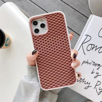 Original Waffle Shoe Phone Case For iPhone 17 16 15 14 13 12 11 Pro Max Soft Silicone Case for iPhone XR XS 7 8 Plus Back Cover