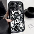 Game Controller Graphic Silicone Case For Samsung Galaxy S26 S25 S24 Ultra S23 FE S22 Plus S21 A56 A35 A55 A34 A54 A33 A53 Cover