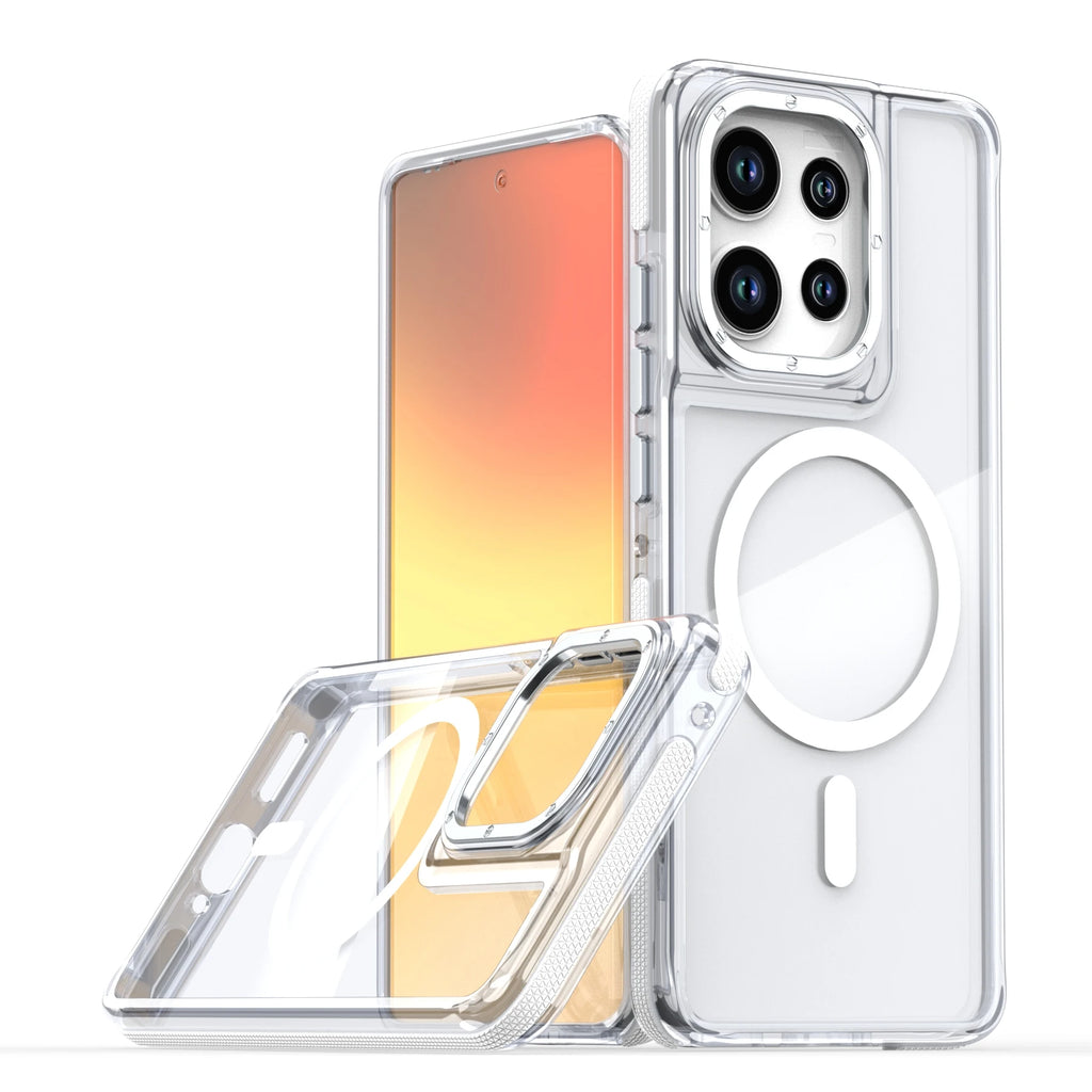 Luxury Shockproof Magnetic Transparent Case for Motorola Moto G stylus 2025 2024 G5G G Play GPower 2025 2024 For Magsafe Cover