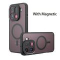 For Magsafe Magnetic Wireless Charging Case For OPPO Find X9 Pro FindX9Pro 5G Shockproof Matte Back Cover Coque