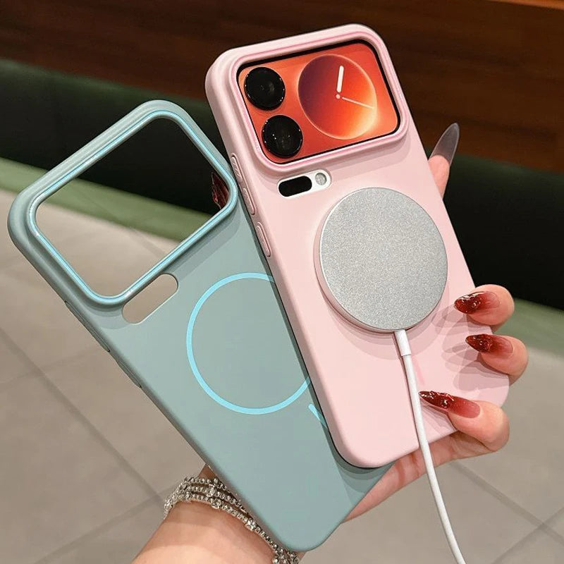 Magnetic Matte Translucent Case for Xiaomi 17T Pro 17T for Magsafe Shockproof Protector PC Hard Plain Phone Back Cover Coque