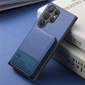 RFID-blocking Wallet with Card Holder Phone Case for Samsung S25 S26 Ultra S24 S23 S22 Plus S21 FE A17 A07 A37 A57 A36 A56 Cover