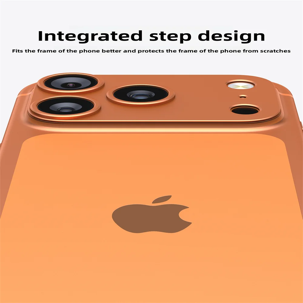 1-3Set Ultra HD Alloy Metal Camera Film for IPhone Air 17 Pro Max Anti-Scratch Tempered Glass Lens Ring Protector Accessories