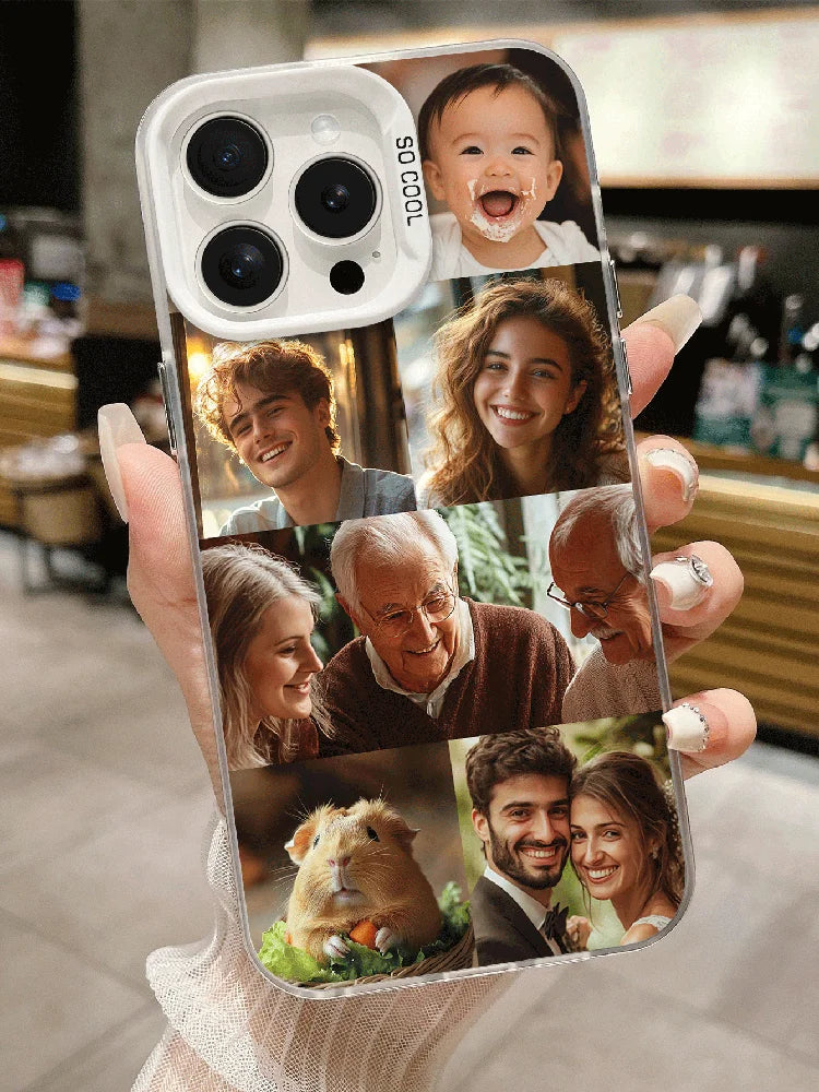 For iPhone 16 16e 15 14 13 12 11Pro Max Mini SE 2020 2022 XS XR 6s 7 8 Plus IMD Case DIY Photo Customized shockproof Back Cover