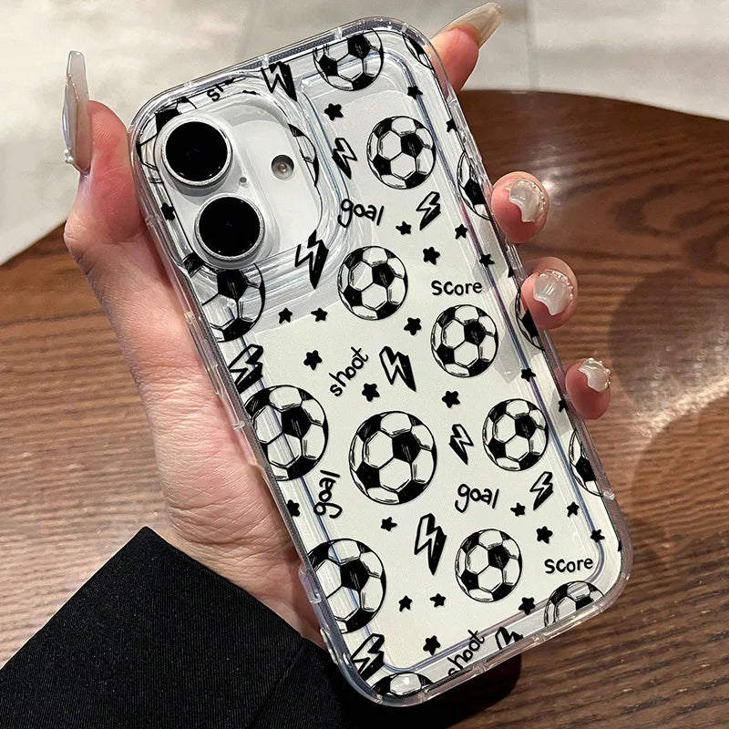 Football Sports Theme Phone Case for Samsung Galaxy A56 A36 A26 A55 A35 A15 A54 A34 A24 A14 A05 A04 A13 A73 A53 4G 5G Back Cover