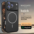 Luxury for Magsafe Magnetic Stand  Shockproof Phone Case for iPhone 17 Pro Max Air 16 Pro 15 14 13 Liquid Silicone Protect Cover