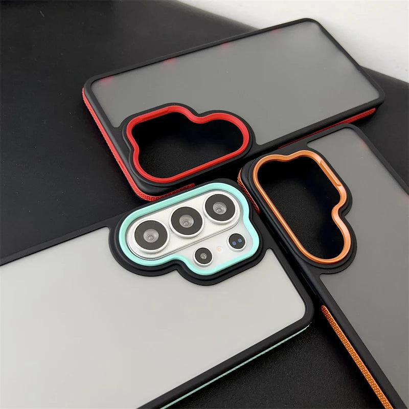 Matte Translucent Shockproof Case for Samsung Galaxy S26 S25 S24 S23 Ultra Plus S21FE A26 A55 A32 A07 A06 A16 A15 A54 A05S Cover