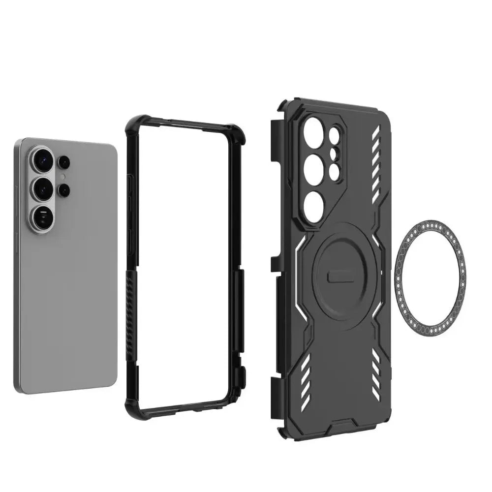 Magnetic Charging Armor Case For Samsung Galaxy S26 S25 Ultra Plus A57 A37 A17 5G A36 A26 A16 A55 Heat Dissipation Protect Cover