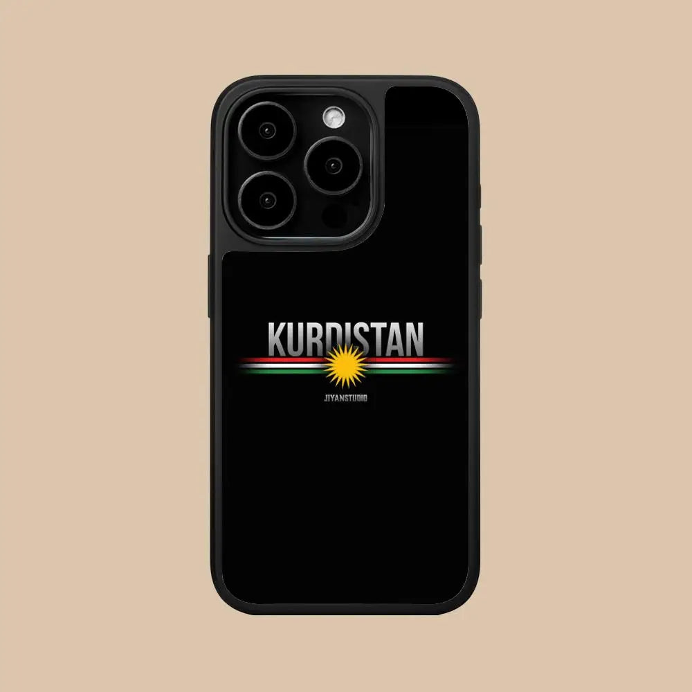 Kurdistan Flag Mobile Cell Phone Case for iPhone 17 16 15 14 13 12 11 Air Pro Max Plus Matte Surface Colorful Cover Cover Pretty
