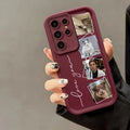 Custom Photo Family Friends Couple Pictures Soft TPU Phone Case For Samsung Galaxy S26 S25 S24 S23 S22 S21 S20 Ultra Plus FE A56