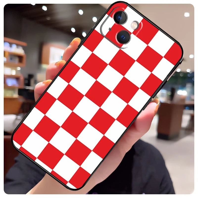 Croatia Flag Case For iPhone 17 Pro Max 15 14 13 11 12 16 Pro Max mini 15 16 Plus 16e 17 Air Phone Cover
