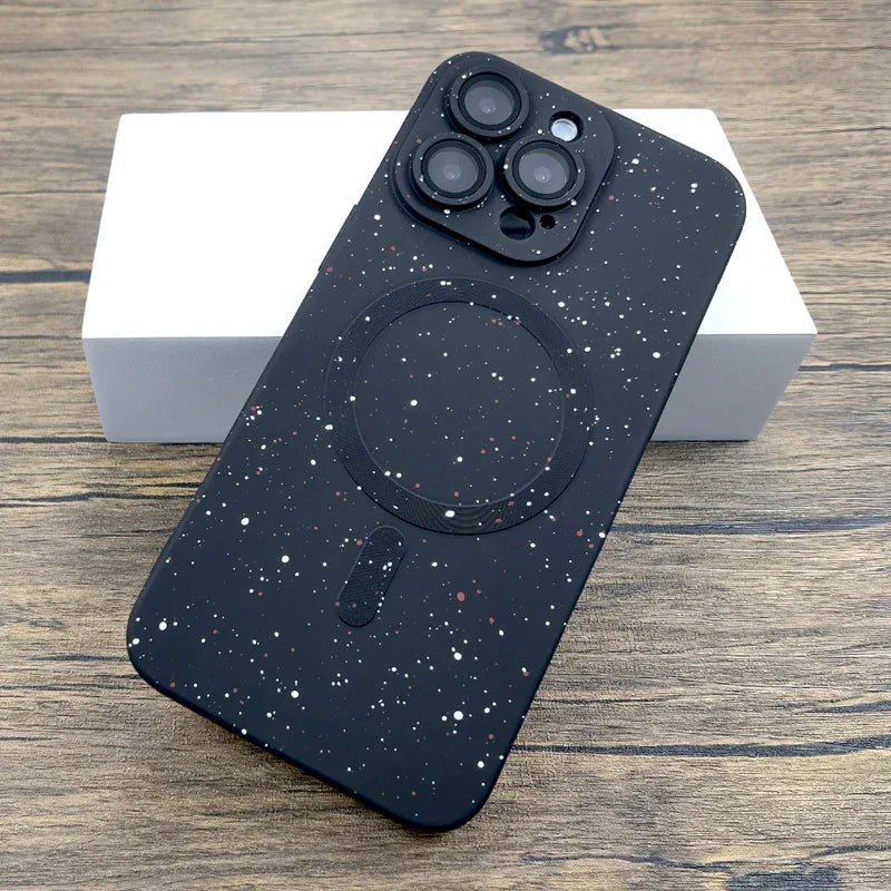 Luxury Silicone Case For iPhone 17 16 15 14 13 12 11 Pro Max Plus 16Pro 15Pro 14Pro 13Pro For Magsafe Mag Safe Charge Covers