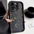 Soft TPU Flower Painted Phone Case For iPhone 17 16 Pro Max 11 13 15 14 12 Air 16E 17promax 16promax Shockproof Funda Covers