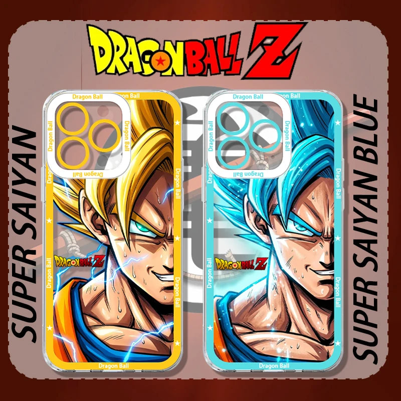 Anime Phone Case for D-DRAGON BALL SON GOKU KAKAROTTO iPhone 17 16 15 14 Pro Max Air 17E 13 12 11 ProMax Transparent Back Cover