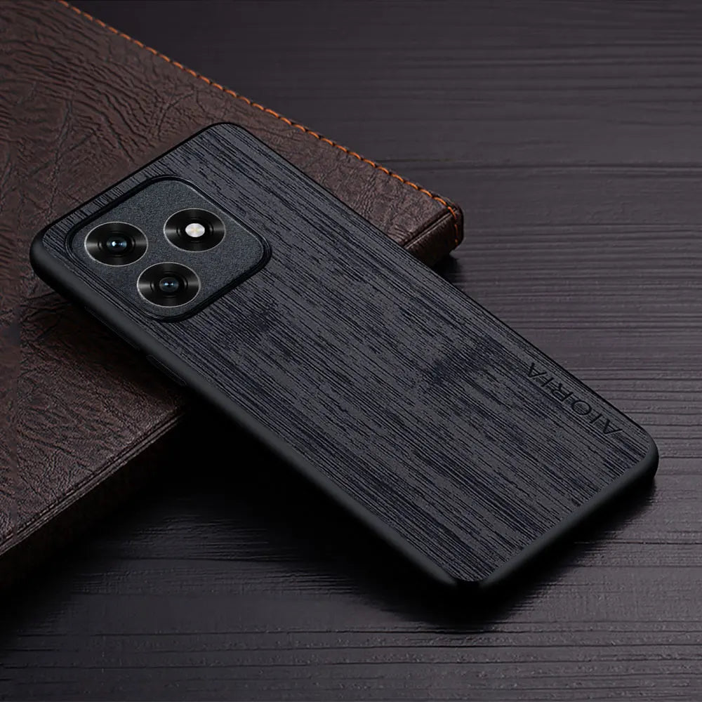 Case for Honor X5c X5d Plus honor X8d X6d 5G funda bamboo wood pattern Leather Luxury phone cover for Honor X5c Plus case coque