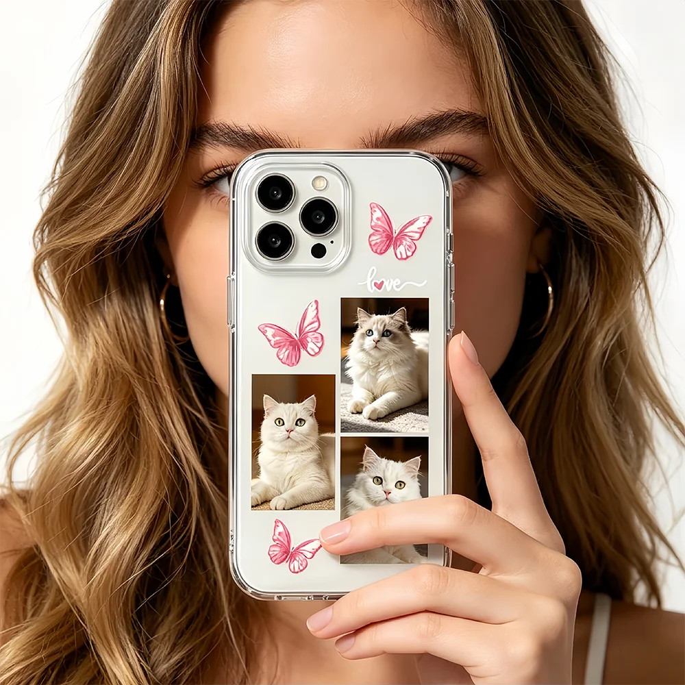 DIY Customized Photo Soft TPU Case For iPhone 17 16 15 14 13 12 11 Pro Max 16e Air Mini SE 2020 2022 XS XR 6 7 8 Plus Back Cover
