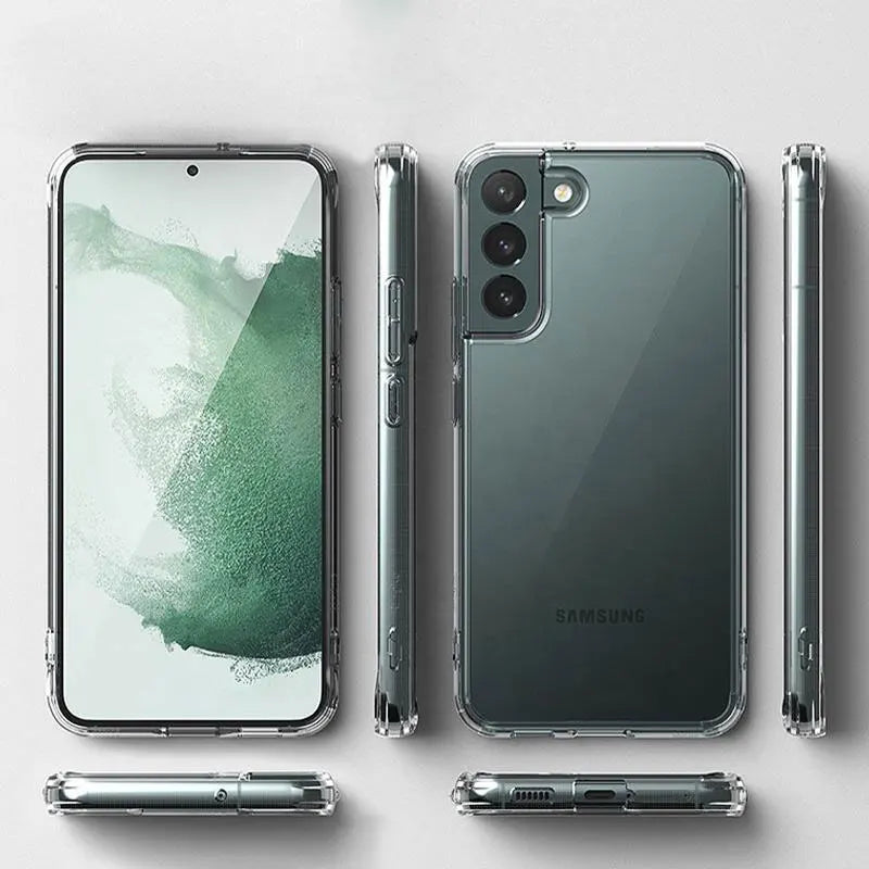 Clear Silicone Soft Phone Case For Samsung Galaxy S21 S22 S23 S24 Plus S25 Ultra S23 Fe Edge A14 A34 A54 A15 A25 A35 A55 Case