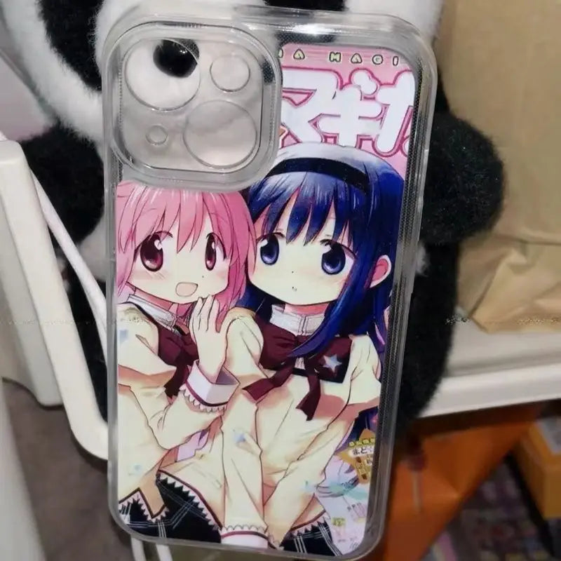 Y2k Hip Hop Girls Print Phone Case For Iphone 16 15 7 8 Plus 14 13 Pro Case Japanese Harajuku Stylish For Iphone Xr Xs Max Cover