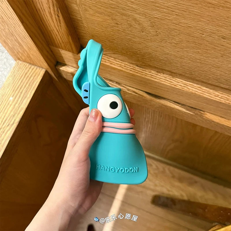 Hangyodon Fish 3D Cartoon Silicone Case for iPhone 17 Pro Max 16 15 14 Pro 13 Kawaii Soft Anime Design Rubber Cover