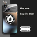 Shockproof Glass Lens Camera Protection for Magsafe Case For iPhone 15 Pro Max 14 Pro AG Matte Tempered Bumper Magnetic Cover