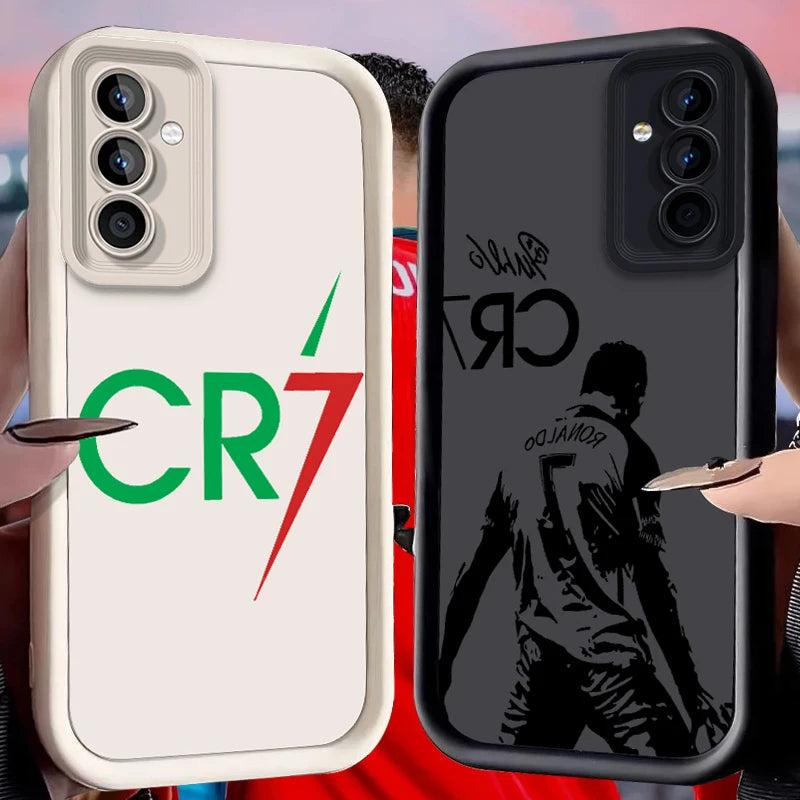 CR7 Case for Samsung Galaxy S25 Ultra Plus S24 S23 S22 S21 S20 FE A73 A72 A71 A56 A55 A54 5G A52 A52S A51 4G Shockproof Cover