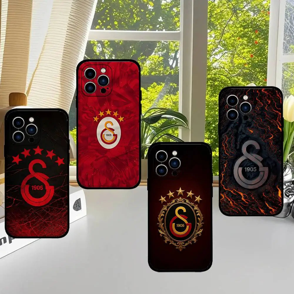 Cool G-Galatasaray-Clubs Phone Case Black That Fits For IPhone 17,16,15,11,13,14 Pro Max,Plus,X,Xr,Xs Max,13Mini