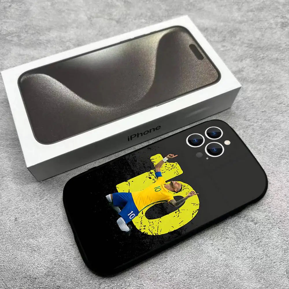 Football 10 For N-NeYmAr Phone Case For iPhone 17,16,15,14,13,12,Pro,Max,Plus,E,SE4,Air,Mini Black Soft Box