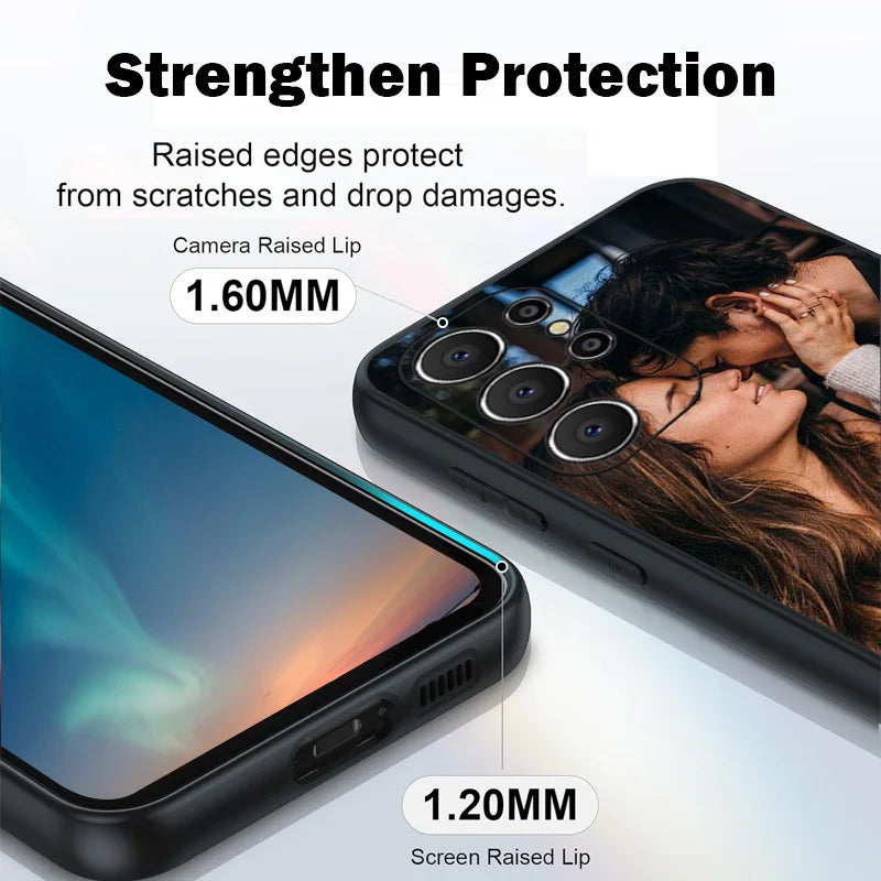 DIY Photo Custom Soft Case For Samsung Galaxy A55 A54 A53 A52 Case A35 34 S25 S24 S23 S22 S21 S20Ultra Plus FE Back Cover