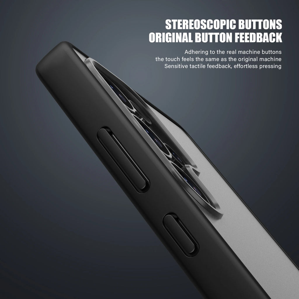 Matte Clear Magnetic Charging Phone Case For Samsung Galaxy S26 S24 S25 Ultra S24+ S25+ Shockproof PC Back TPU Edges Cover