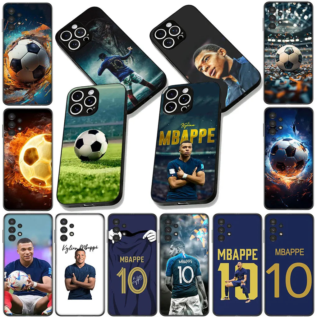 for Samsung Galaxy A05 A06 A14 A50 A51 A52 A12 A13 A17 A70 A07 A25 A26 A56 A23 M53 Case France Soccer No10 Football Star No 10 7