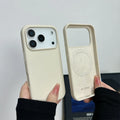 Magnetic Liquid Silicone Case for iPhone 17/17 Air/17 Pro/17 Pro Max For Magsafe Big Camera Hole Cover Shockproof Protective