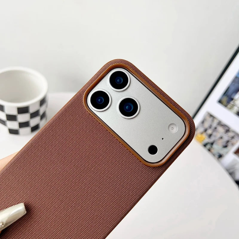 For Apple Techwoven Phone Case For iPhone 17 Pro Max 15 14 13 16 Pro Max For Magsafe Magnetic Wireless Charging Protect Cover