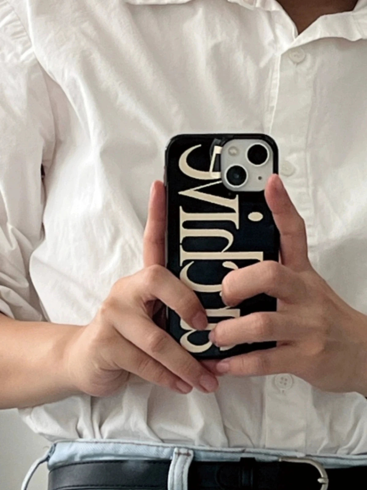Minimalist And Personalized Letter Archive Phone Case for iPhone 17AIR 16 15 14 13 12 11 PRO MAX XS XR 7 8 PLUS Y2K Soft Cover