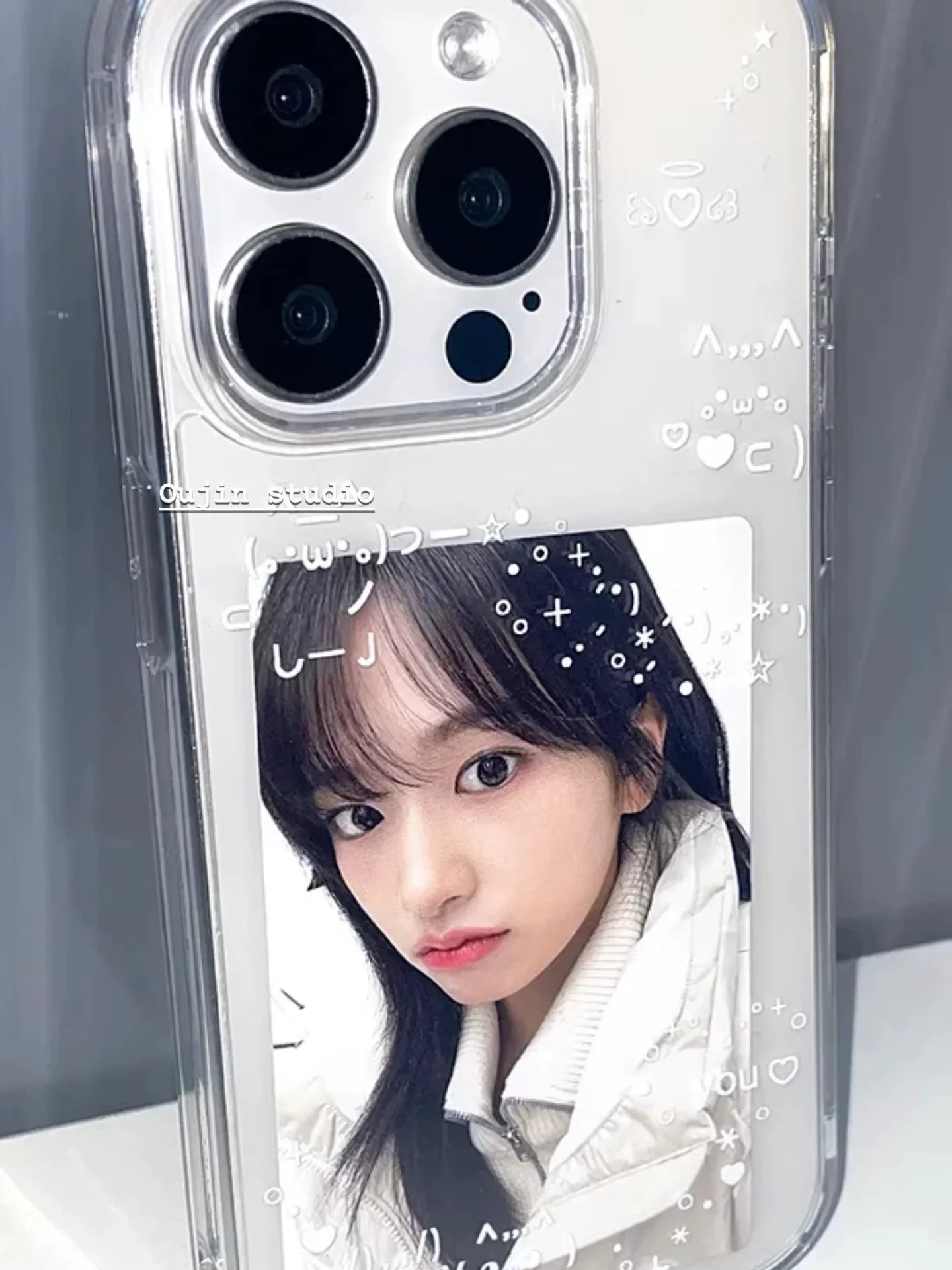 Korean Ins Transparent Line Pattern Cute Phone Case For iPhone 17 AIR 16 15 14 13 12 11 Pro MAX MINI XR XSMAX 7 8 Plus Y2K Cover