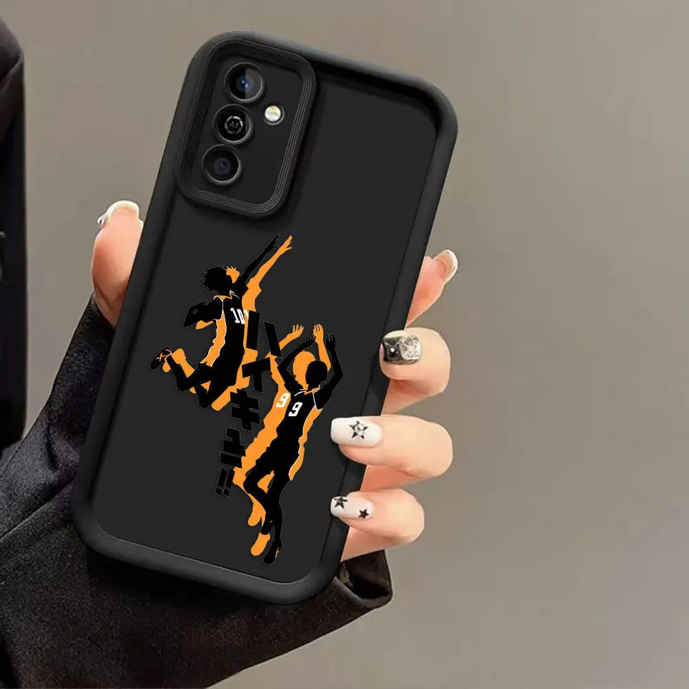 H-Haikyuu School Volleyball Phone Case For Samsung Galaxy S26 S25 S24 S23 S22 S21 FE S20 ULTRA PLUS TPU Case Shockproof Cover
