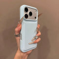 Luxury Drum Cortex Plain Phone Case For iPhone 11 12 13 14 15 16 17 Pro Max Plus 17 Air Shockproof Bumper Cases Cover