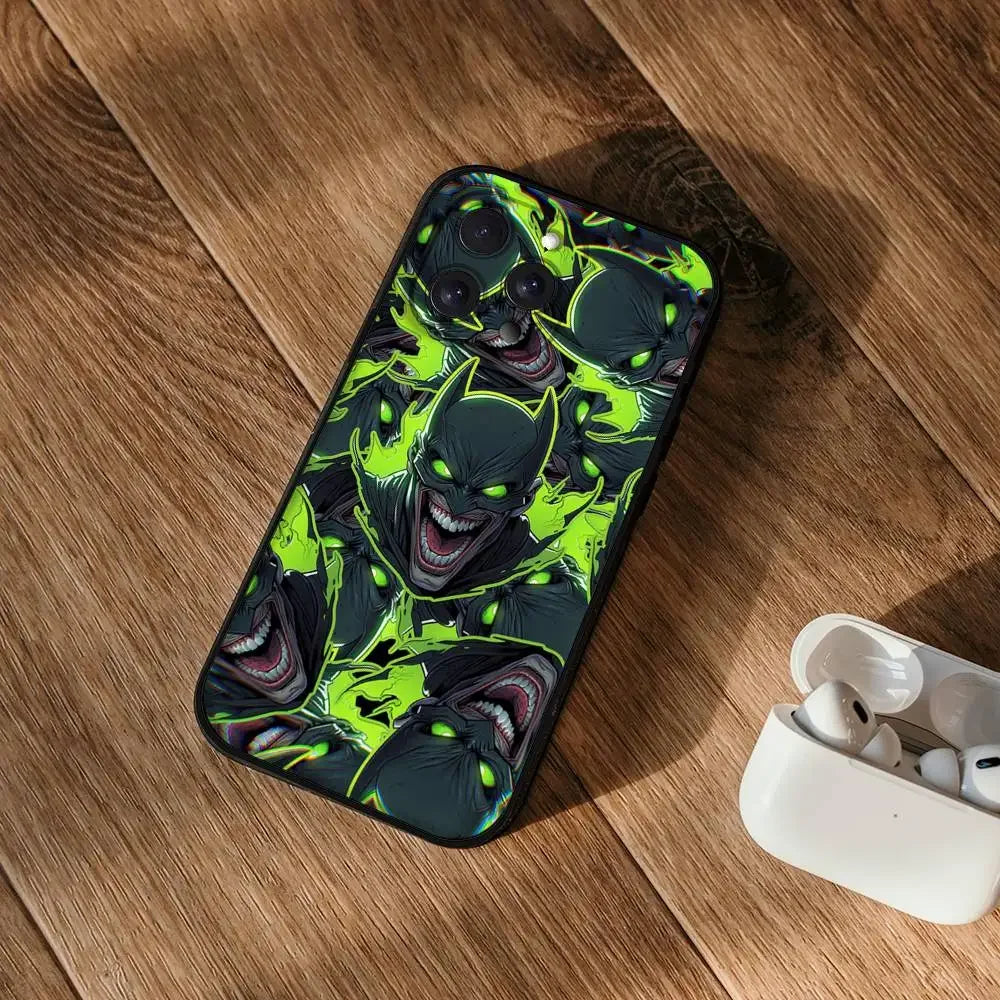 W-Batmans-r Phone Case Shockproof Case For IPhone 17 11 13 15 14 16 Pro Max 12 Mini 7 8 Plus XR X XS Matte Funda Phone Cover