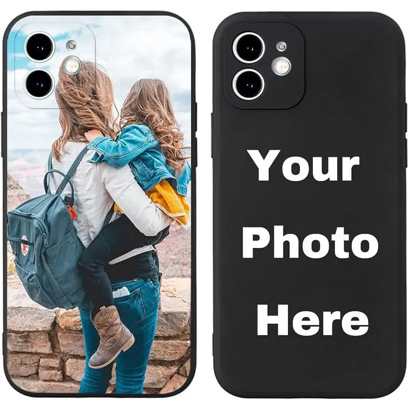Customized Photo Silicone Soft Phone Case For iPhone 17 16 15 14 13 12 11 Pro Xs Max X XR Mini 16e 7 8 Plus SE 2020 2022 Cover