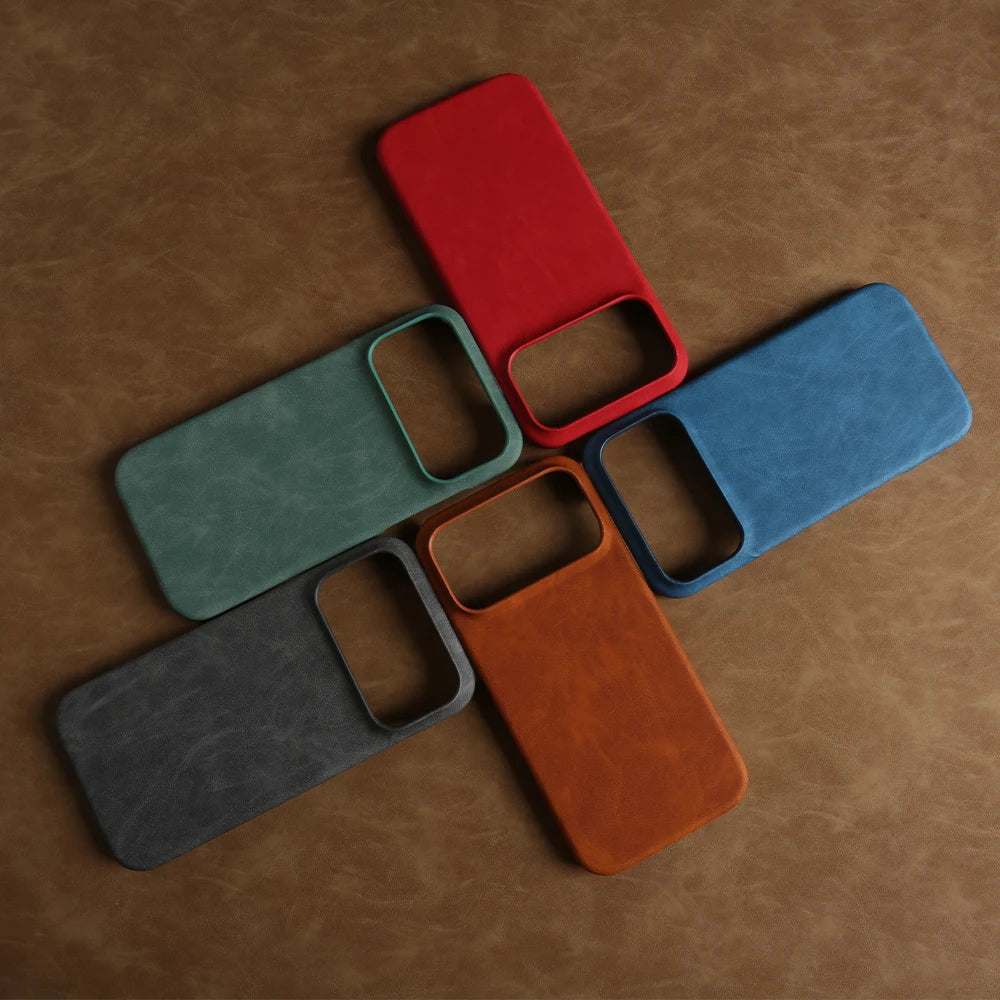 Light Luxury Fashion Business Leather Case for IPhone 17 Pro Max Air 16 15 14 13 12 Plus Shockproof Protection Cover Fundas Capa
